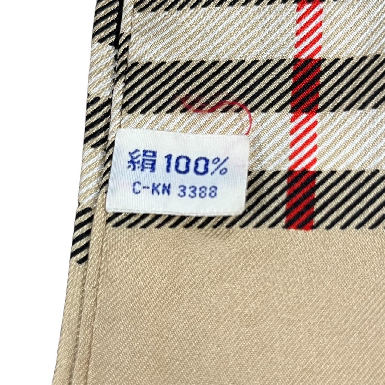 Burberry/バーバリー ストール 絹100％ 34×126cm C-KN マフラー