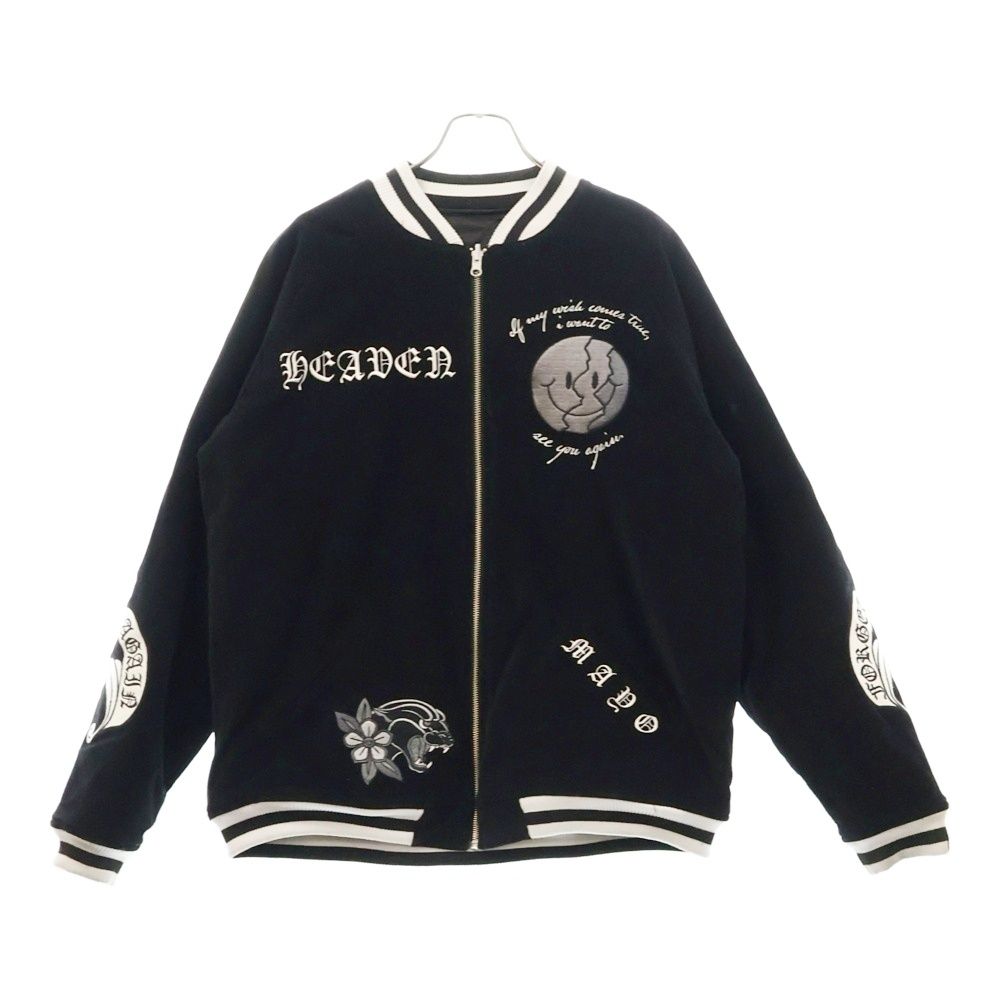 MAYO メイヨー 刺繍 ロゴ リバーシブル スカジャン ジャケット ブラック 22MY-JKT2202