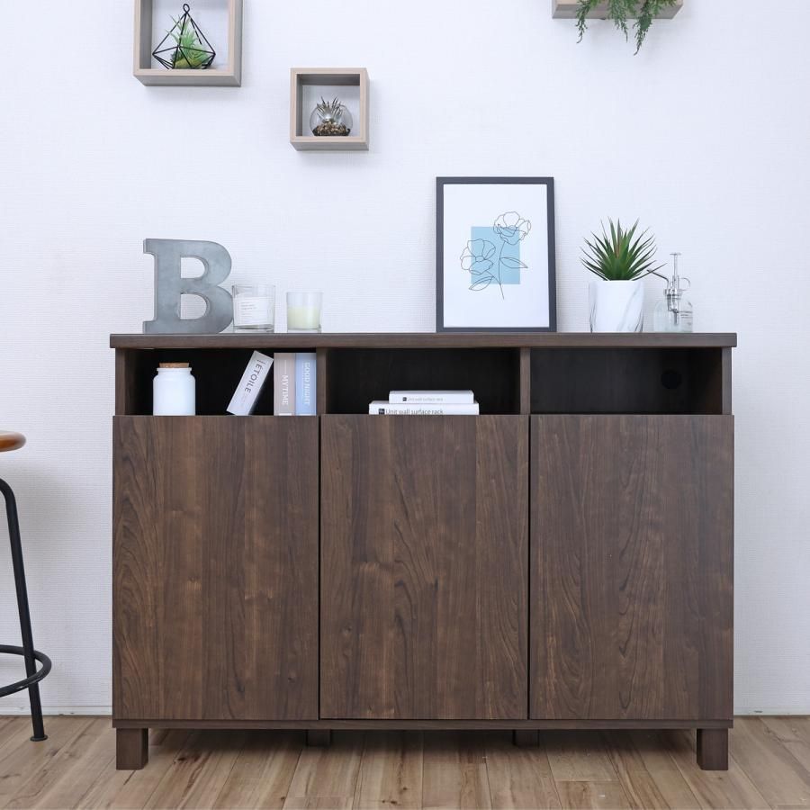 ダークブラウン木製キャビネット 楽天市場】ダークブラウン（キャビネット・コンソール｜収納家具