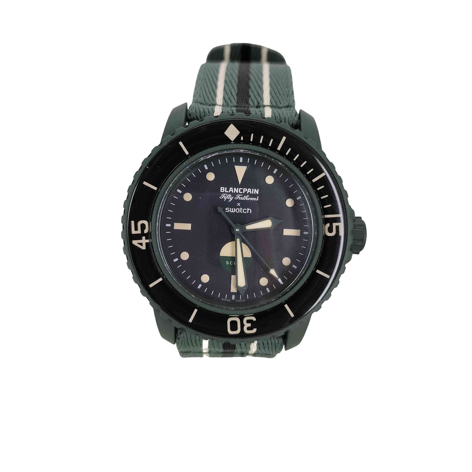 スウォッチ Swatch Blancpain GREEN ABYSS メンズ 表記無