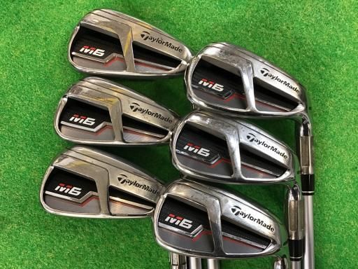 テーラーメイド M6 アイアン 6本セット スチールシャフト フレックスS