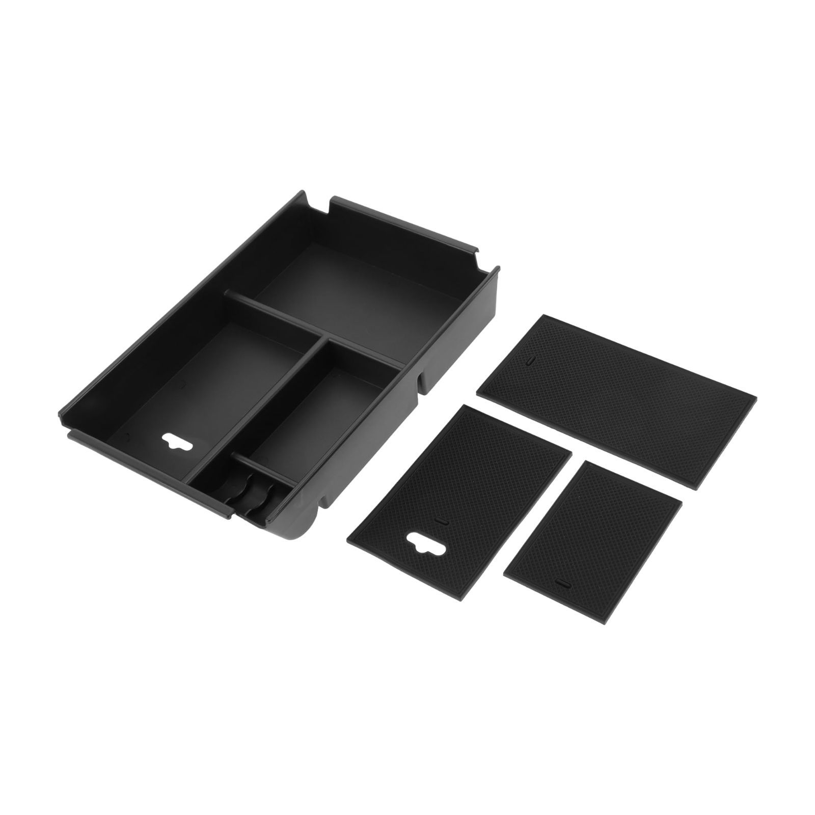 送料無料，低価 【新着商品】REPAIROCK フォードに対応F-150 2011-2014用センターコンソールアームレストオーガナイザートレイアームレストインサートトレイ収納ボックスABSブラック その他