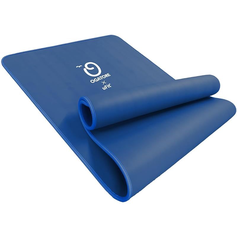 日本 メーカー uFit Trainingmat トレーニングマット 10mm 15mm 厚め 90cm*200cm 幅広 大きめ 痛くない 滑らない PVC 防音 防水 プロアスリート 水谷隼 愛用 オガトレコラボ 15mm 1
