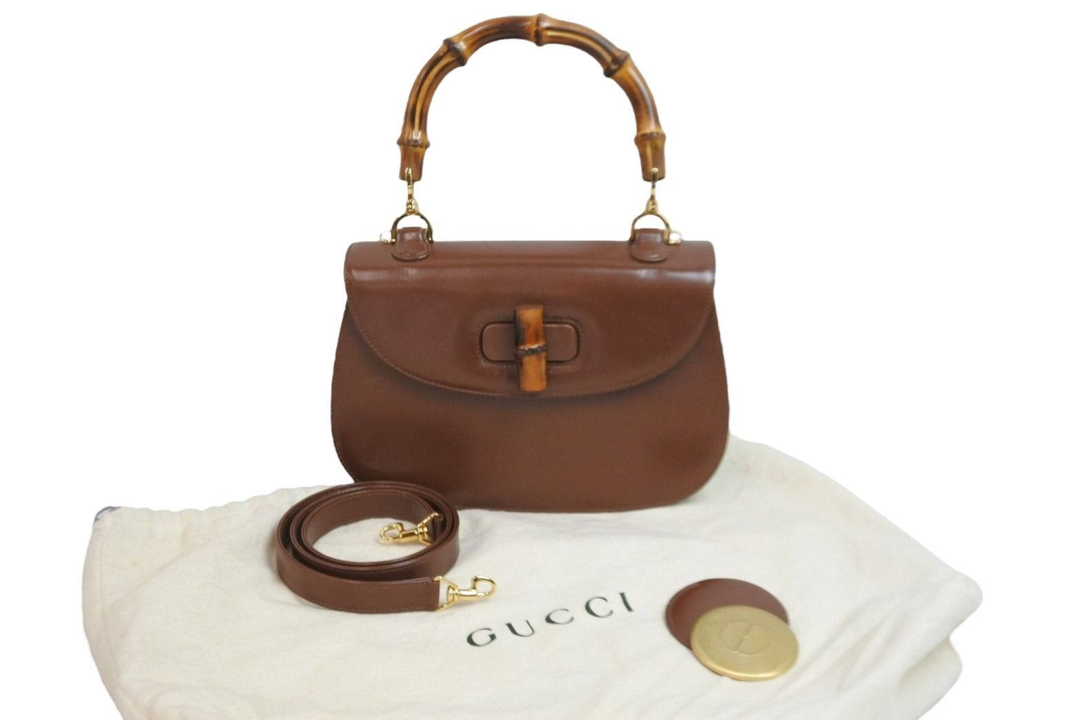 GUCCI グッチ バンブー 2WAYバッグ ハンドバッグ ショルダー