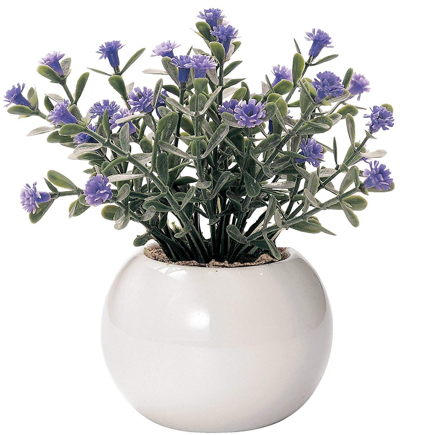 LA デイジー 造花 インテリアグリーン 600 ml ラウンドポット ケーアイジャパン