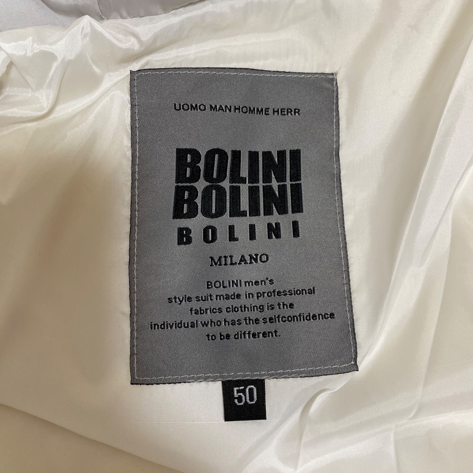 新品未使用】BOLINI イタリアミラノ 冬物先取り ホワイトダックダウン