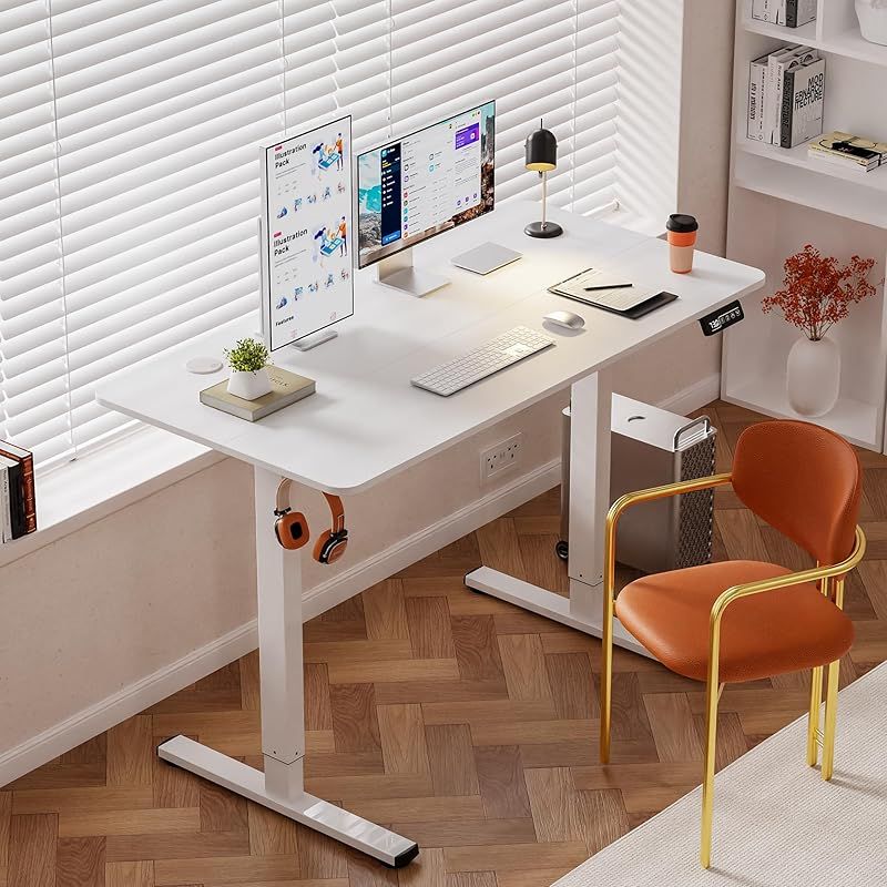 Alebert 昇降デスク 昇降式デスク 電動 幅120*奥行60cm