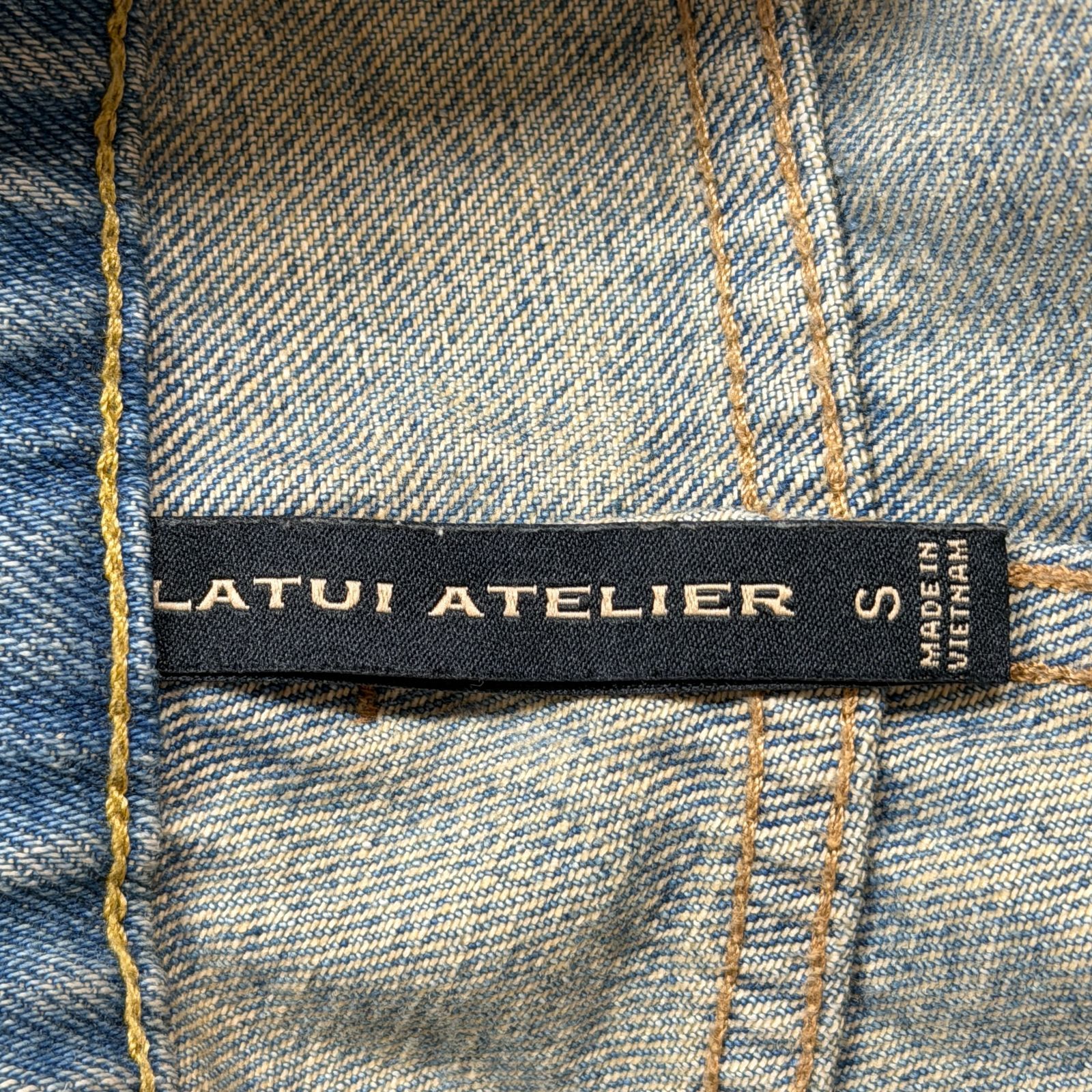 参考上代55880円 LATUI ATELIER OAF JEANS (OLD AS FUCKBUT PROMISE