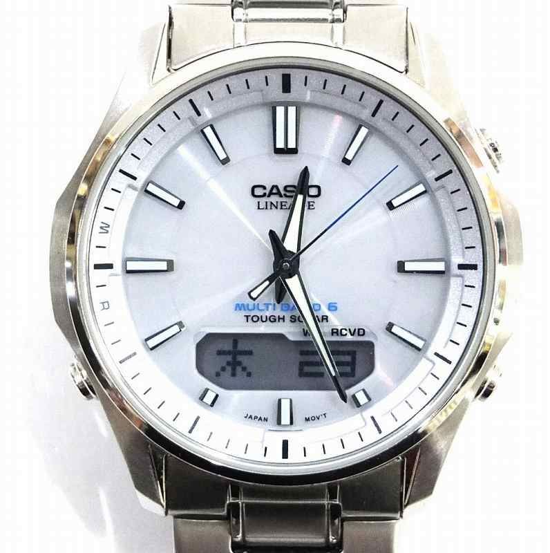 CASIO カシオ リニエージ 時計 LCW-M100 メンズ クオーツ SS シルバー 