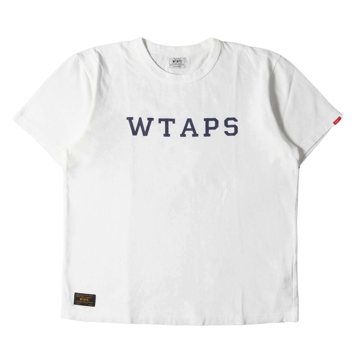 WTAPS ダブルタップス Tシャツ サイズ:S ブランドロゴ ヘビー クルー