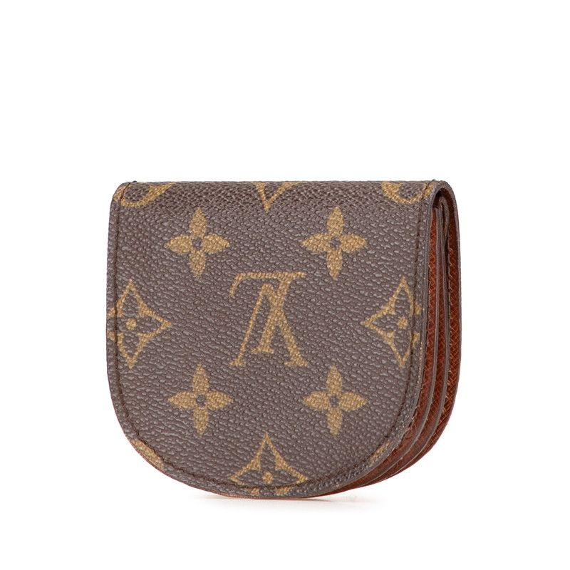 【美品】LOUIS VUITTON ポルトモネグゼ　モノグラム　M61970 ルイ ヴィトン モノグラム ポルトモネグゼ M61970 ブラウン PVC
