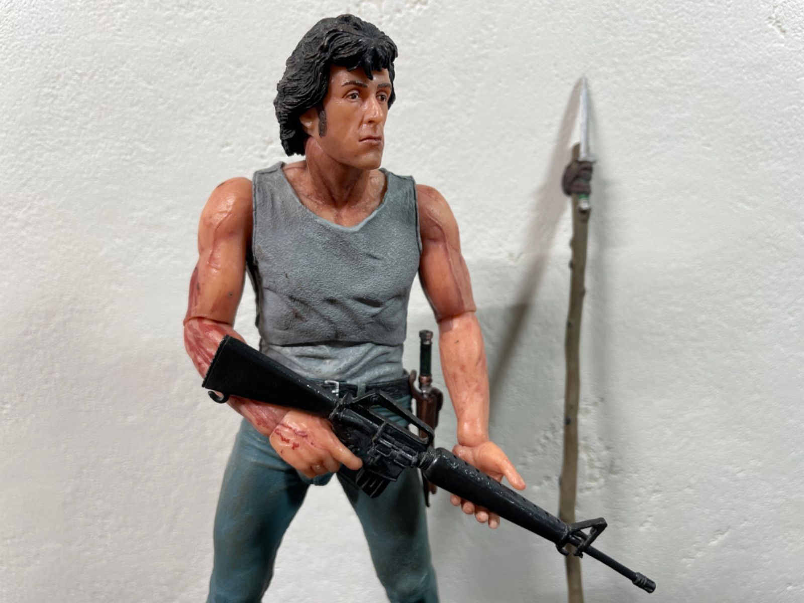 RAMBO/ランボー/500体限定/レア 希少 NECA ランボー RAMBO サバイバルver シルベスタスタローン