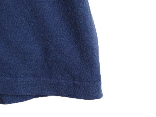 80s USA製 スヌーピー イラスト プリント Tシャツ M キャラクター 紺