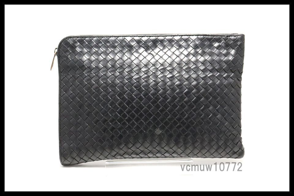新タグ希少美中古□BOTTEGA VENETA イントレチャート パイソン レザー 