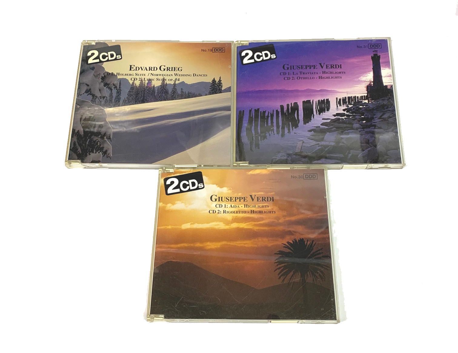 中古CD クラシックCD ヴェルディ/グリーグ 3組（各2枚ずつ