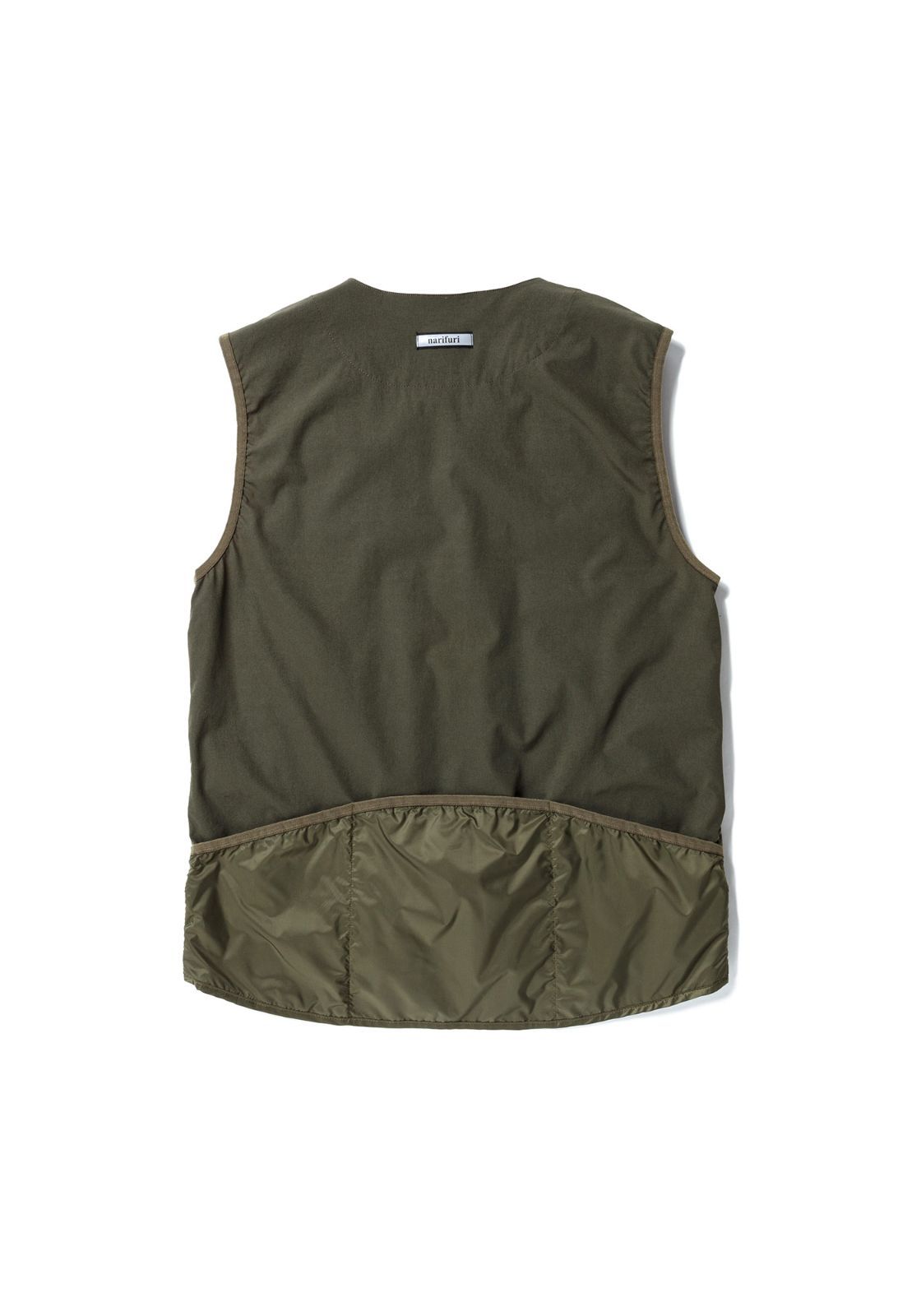 柔らかい narifuri × TAION クルーネックサイクルインナーベスト NFTA-02 オリーブ サマーセール開催中！
