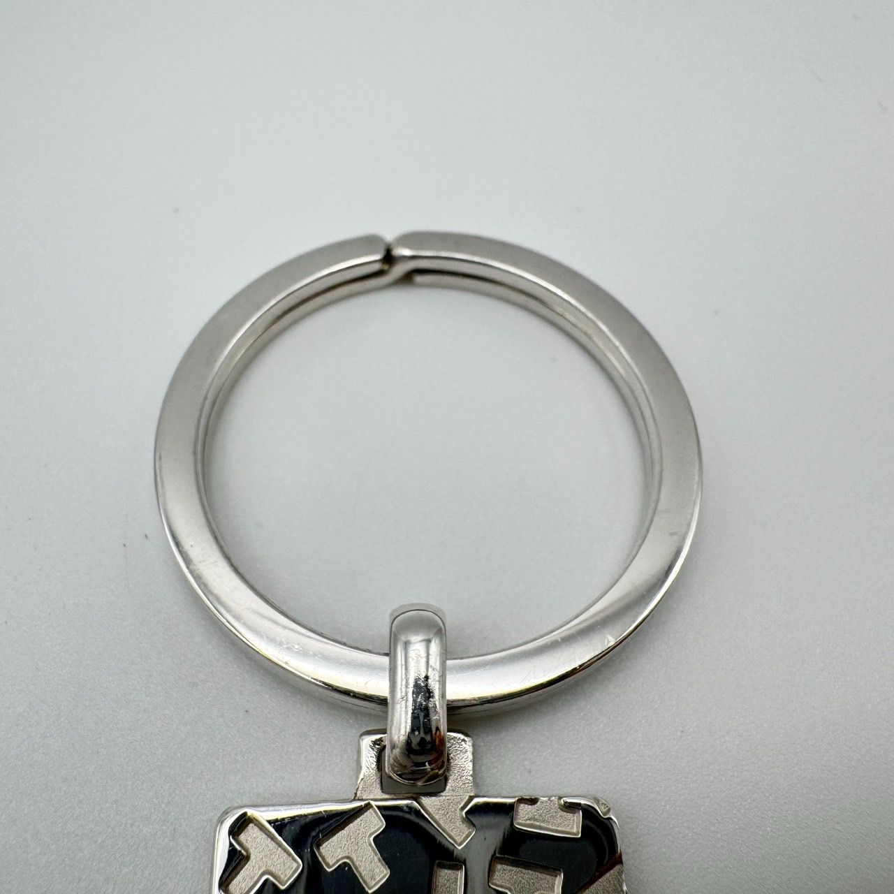 M27524 美品 ティファニー T ロゴ キーリング キーホルダー SV925 希少 良品 TIFFANY&Co. ティファニー キーリング Tロゴ