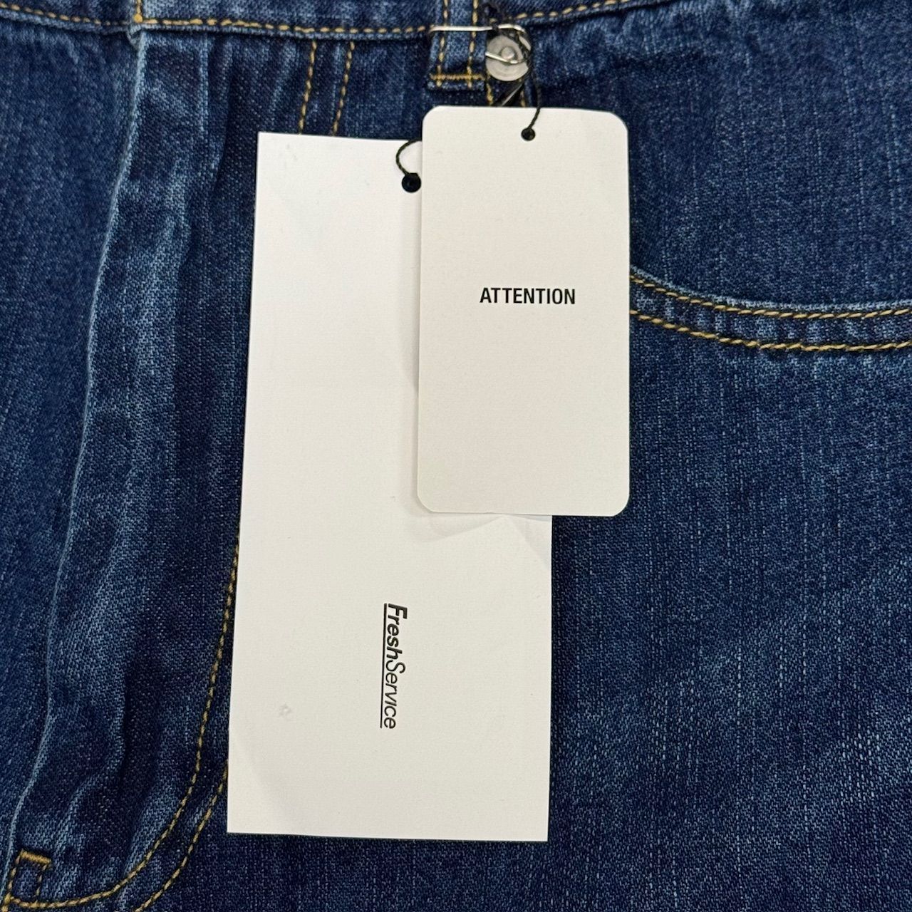 参考上代19800円 未使用品 FreshService 24AW CORPORATE DENIM FIVE 