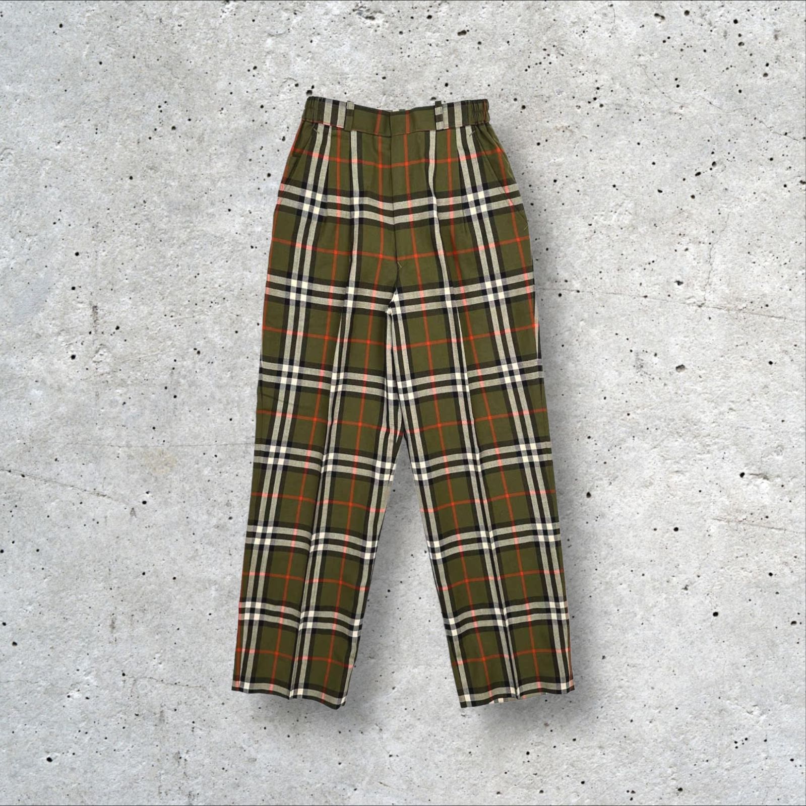 美品 90s Burberrys' ノバチェック サマーウール スラックス