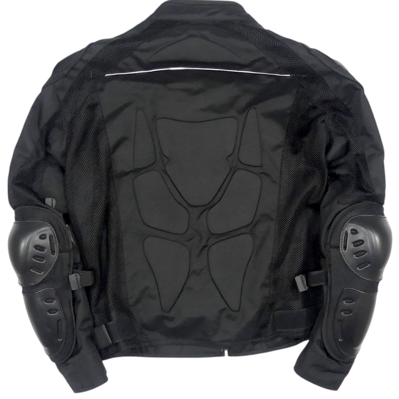 バイクウエア L レーシングジャケット ライダース プロテクタージャケット フルボディガード メッシュ 黒 ブラック バイク メンズ メッシュ_ナイロンライダース_サイズL一覧←SEULB屋着古← NR4688