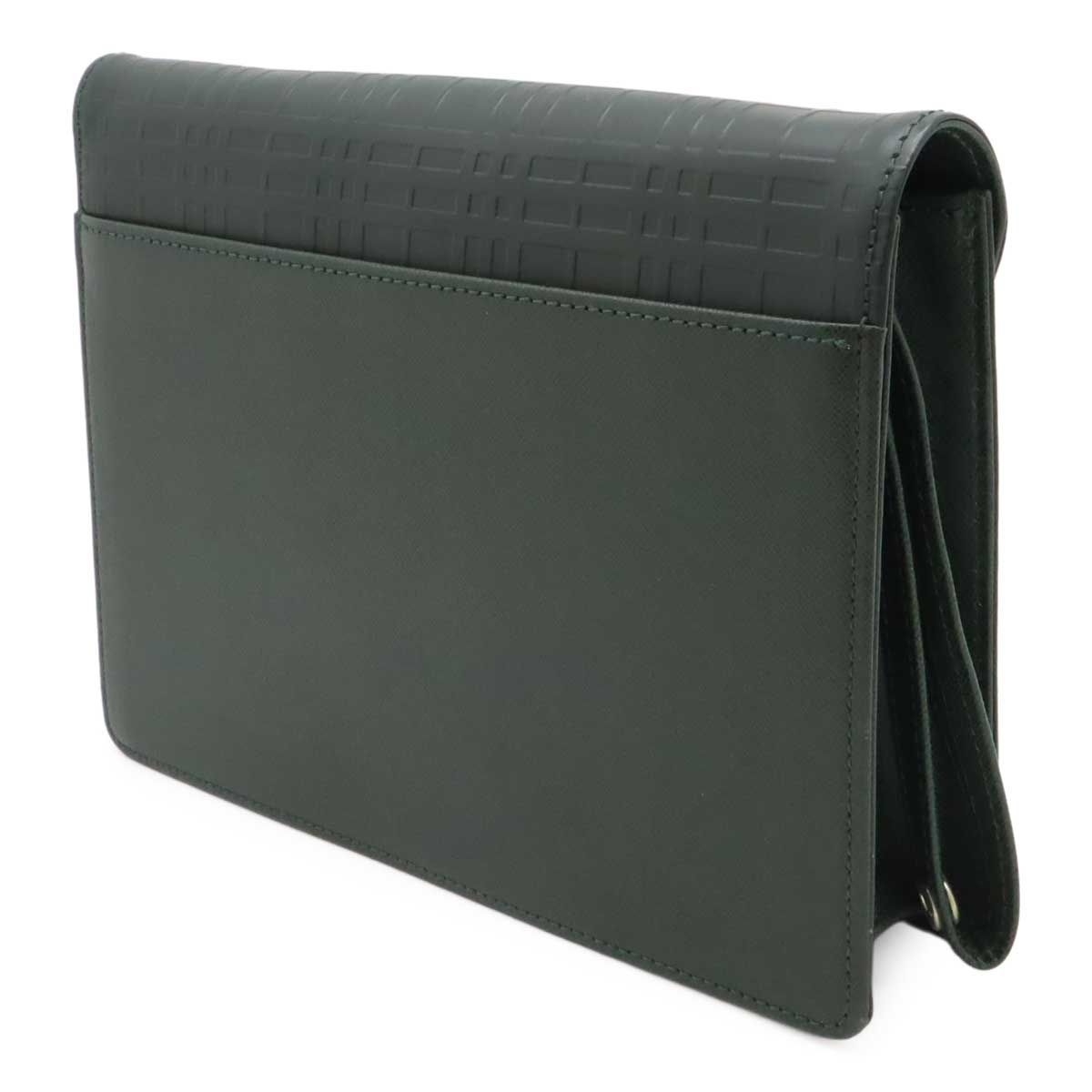 BURBERRY バーバリー ロンドン エンボスチェック セカンドバッグ