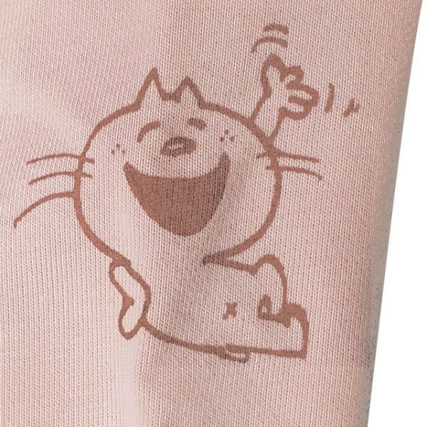 水森亜土 リラックスパーカワンピ スエットワンピース ティー ピンク