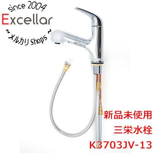  [bn:0] 三栄水栓　シングルスプレー混合栓 洗髪用　K3703JV-13 その他