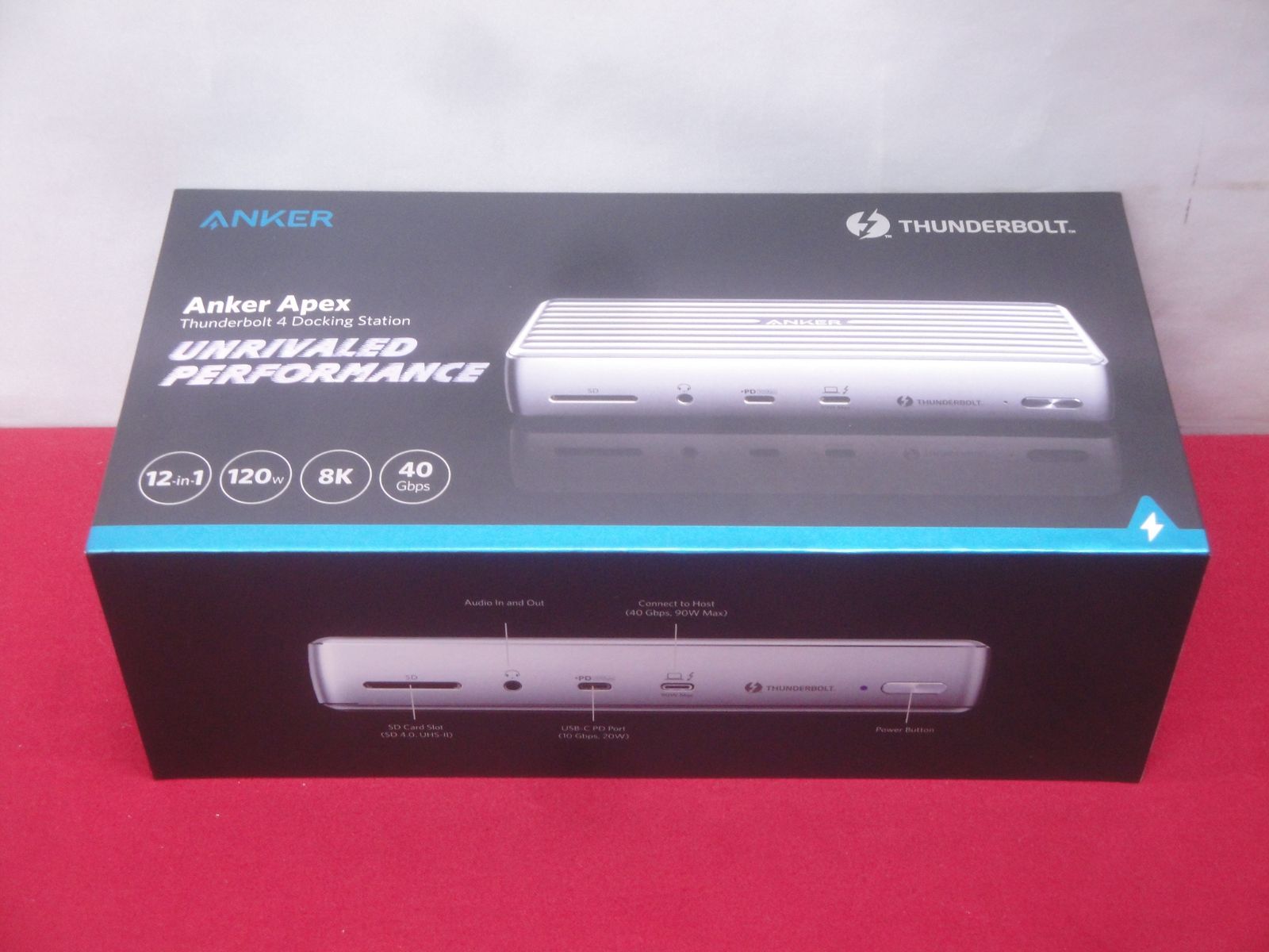 anker apex thunderbolt 4 docking station A83975A1 314 ドッキングステーション