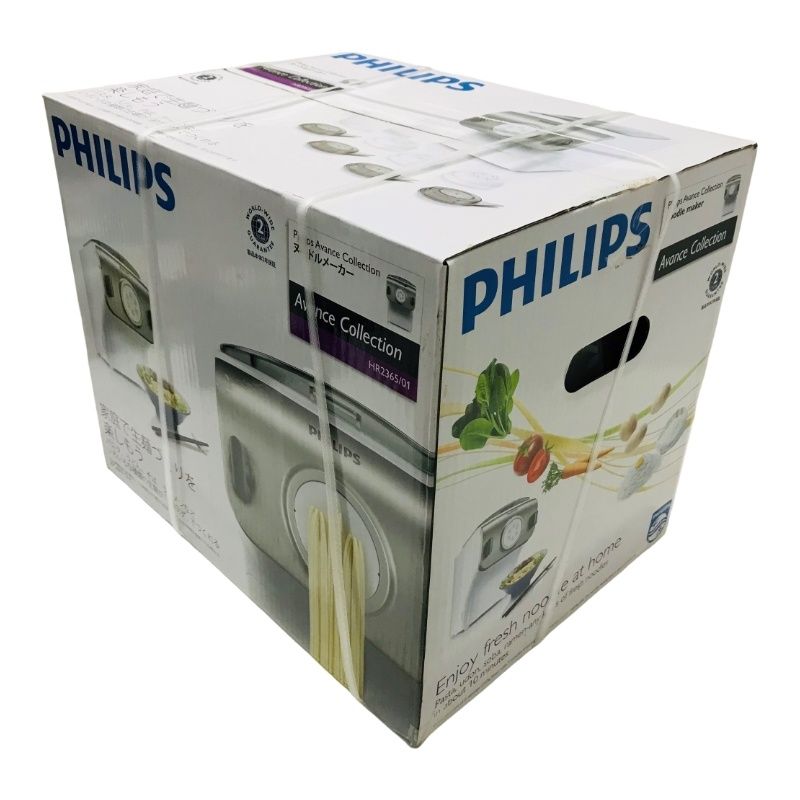 PHILIPS フィリップス 家庭用製麺機 ヌードルメーカー HR2365/01 うどん そば ラーメン パスタ 生麺 【新品/未開封品】  22412R22 - メルカリ