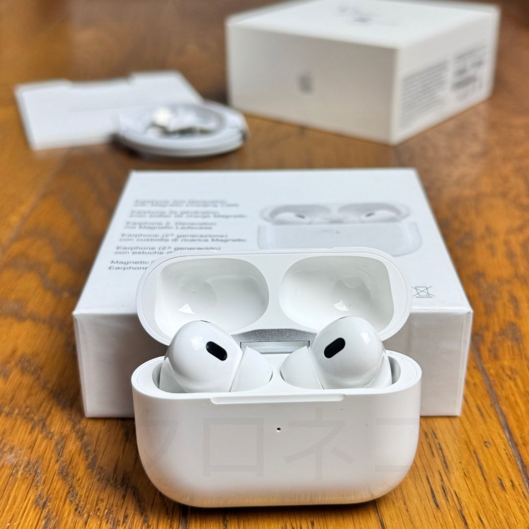 第2世代 AirPods Pro 互換品 ワイヤレスイヤホン Bluetooth 5.3 イヤホン ノイズキャンセリング パッシブ  ハイクオリティサウンド 重低音 自動ペアリング コンパクト 軽量 タッチ操作 片耳/両耳 対応 メンズ レディース - メルカリ