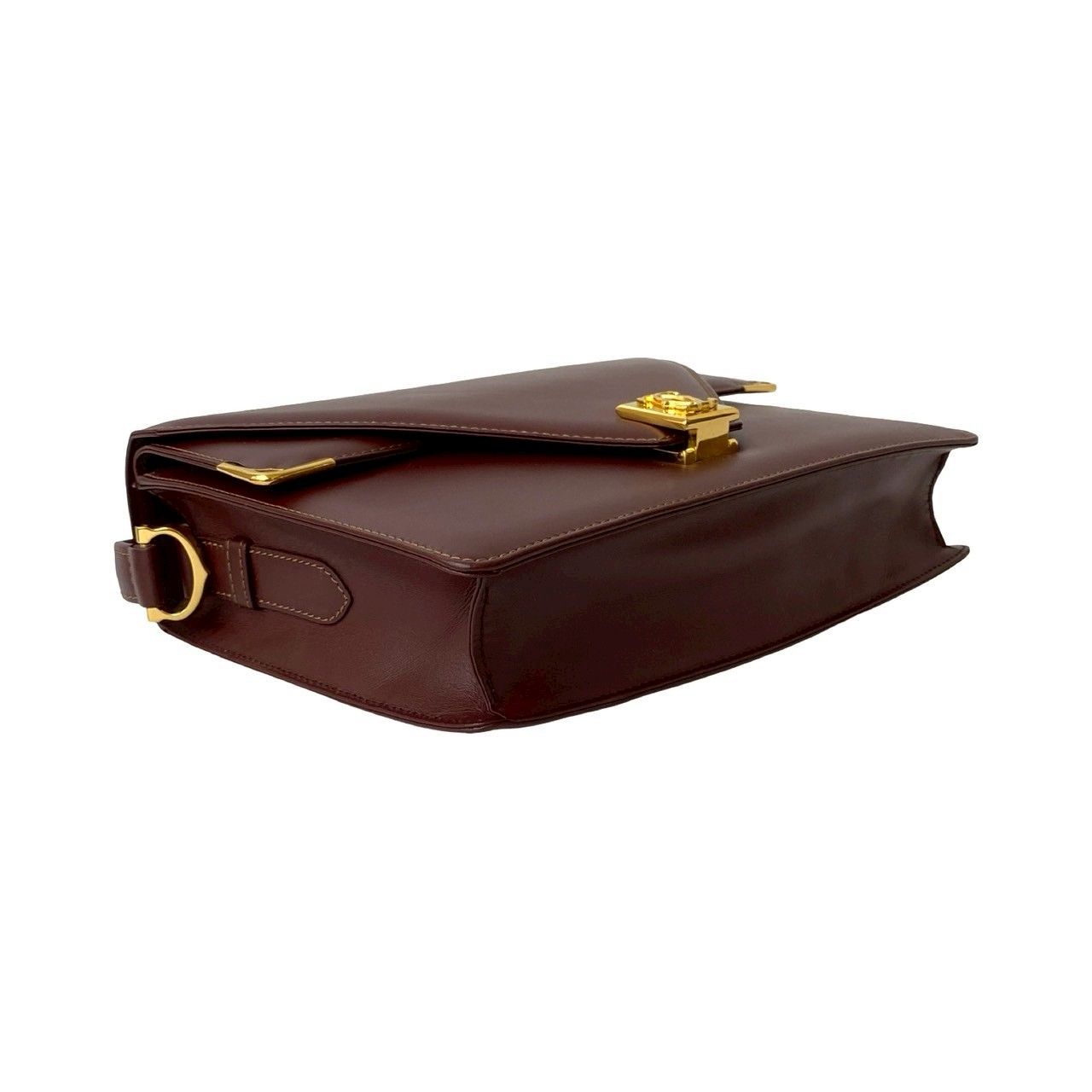 極 美品 袋付き CARTIER カルティエ ヴィンテージ マストライン レザー 