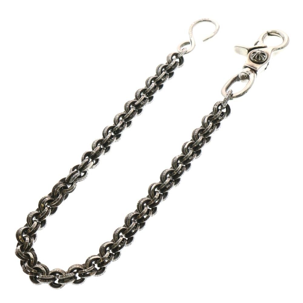 残り Chrome Hearts ダブルBリングウォレットチェーン 1クリップ
