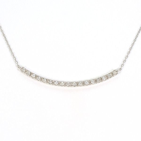 ネックレス テイクアップ PT900 PT850 ダイヤ 0.10 総重量約2.0g 約39cm テイクアップ PT900 PT850 ネックレス necklace ダイヤ 0.20 総重量約