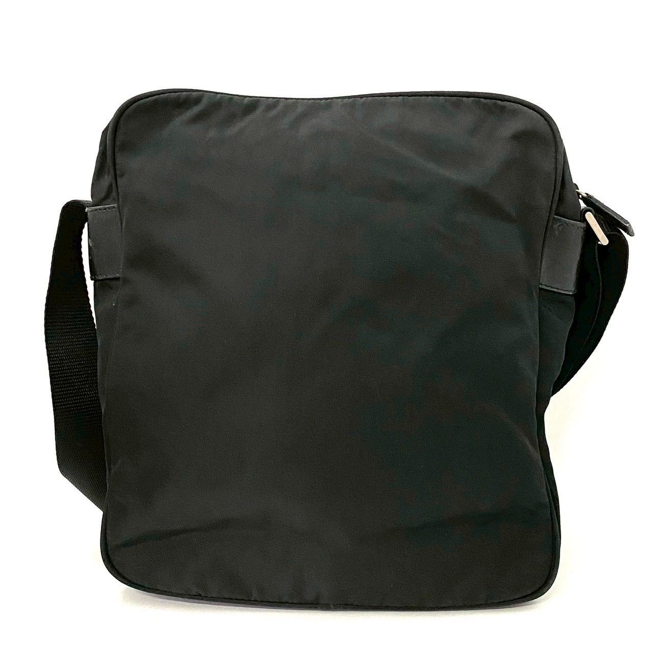 SJ【PRADA】ショルダーバッグ ナイロン ブラック/黒 三角ロゴプレート