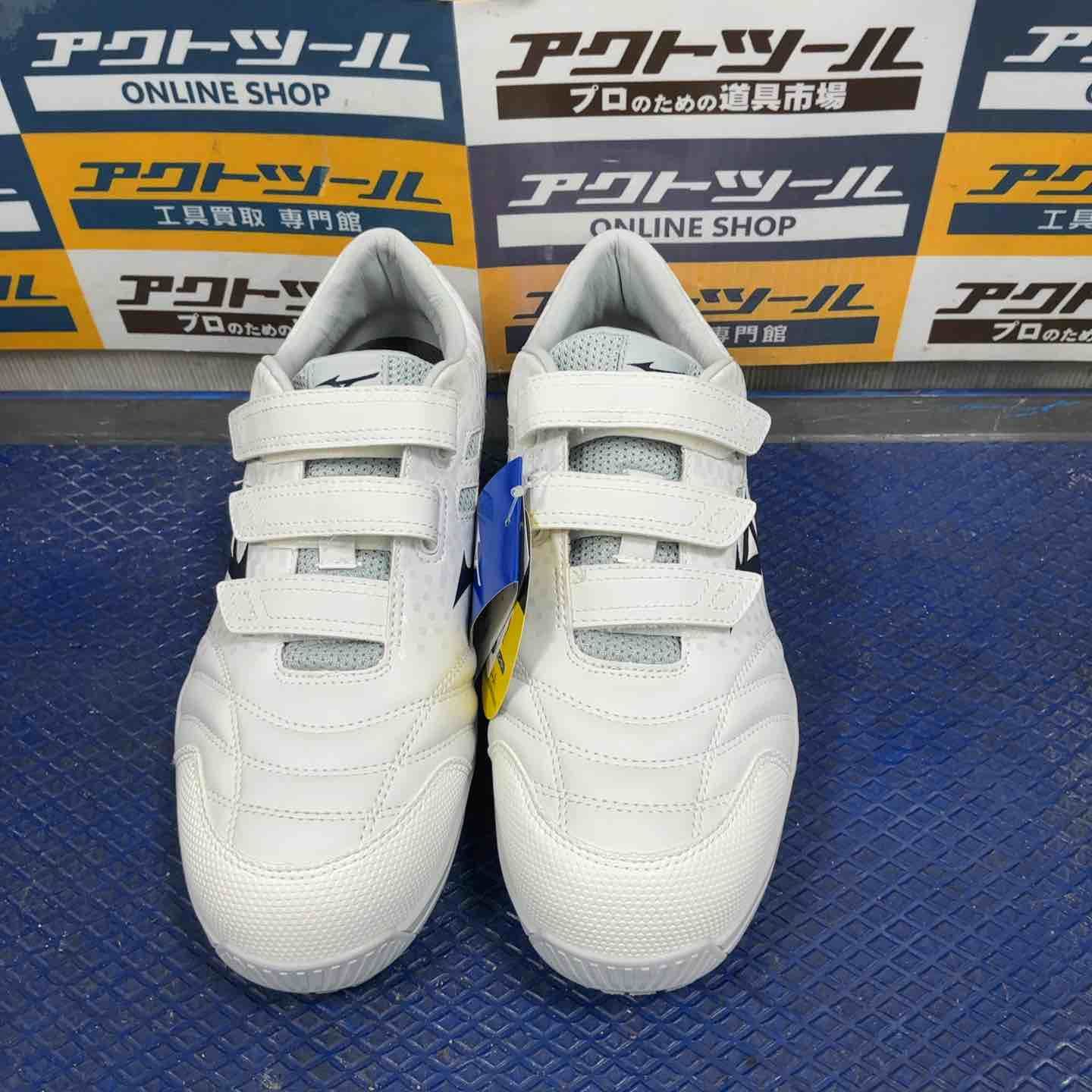 ミズノ 安全靴 オールマイティTD 2 22 L 01 ホワイト×ネイビー 26.5 cm