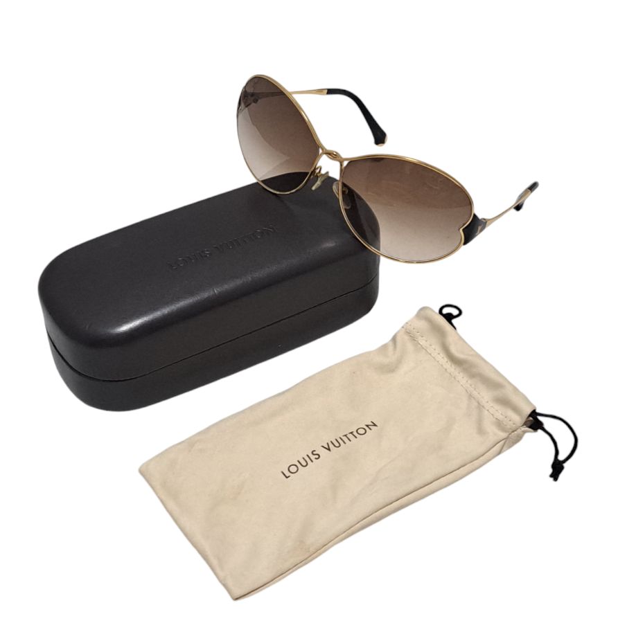 ルイヴィトン サングラス デイジー Z0262U ゴールド GP メタルフレーム
