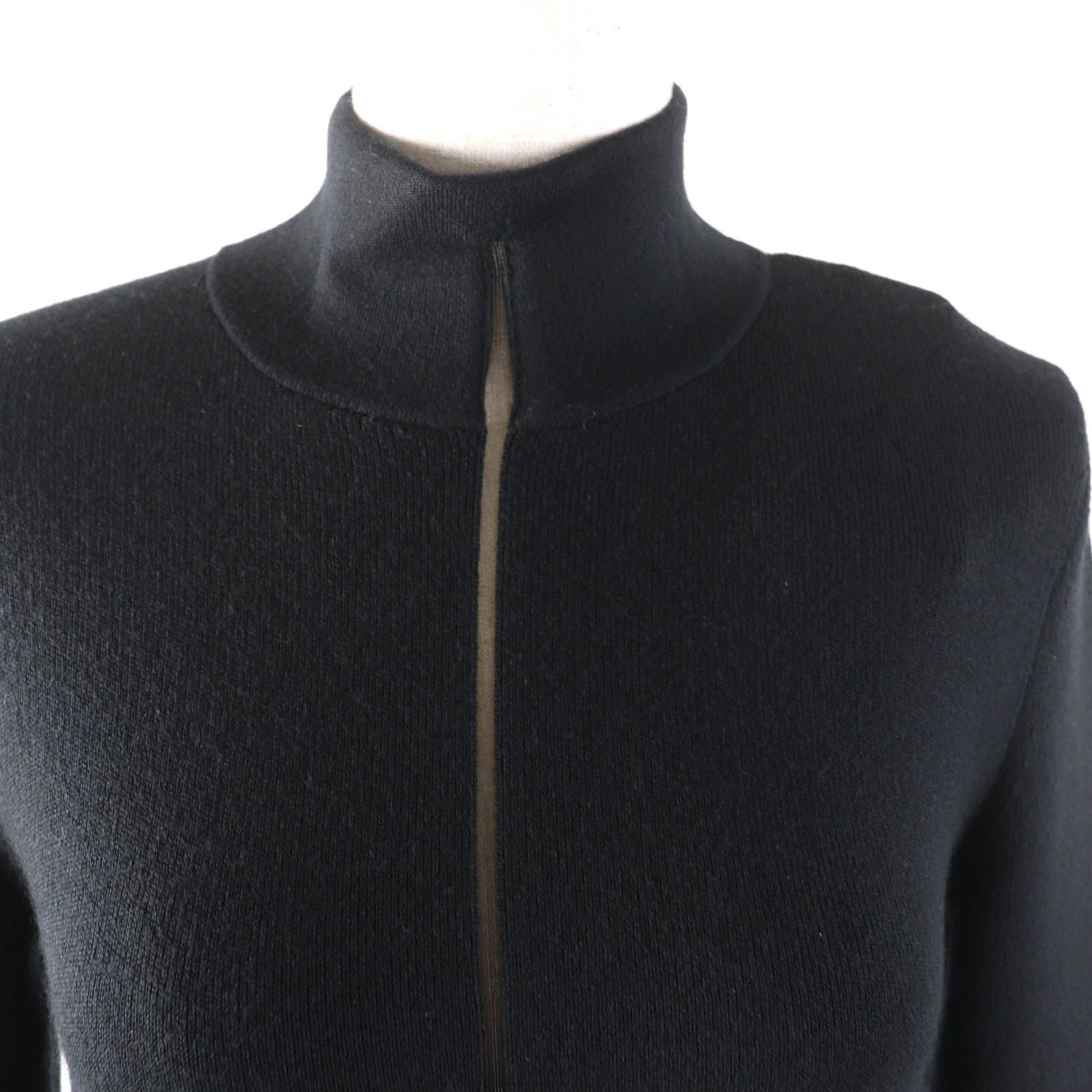 アクリス　AKRIS ブラック　ステッチ　ウールワンピース Wool Double-Face Dress with Skaters Pleats – Akris Inc.