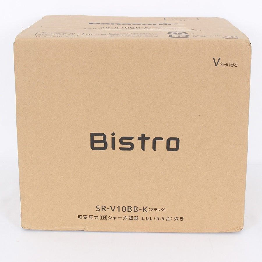 【未使用品】Panasonic Bistro SR-V10BB-HJ 炊飯器 概要 可変圧力IHジャー炊飯器 SR-V10BB | 炊飯器 | Panasonic