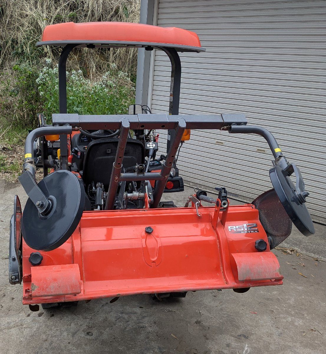 鹿児島発 クボタ 17馬力 ディーゼルパワクロトラクター 前輪タイヤ新品