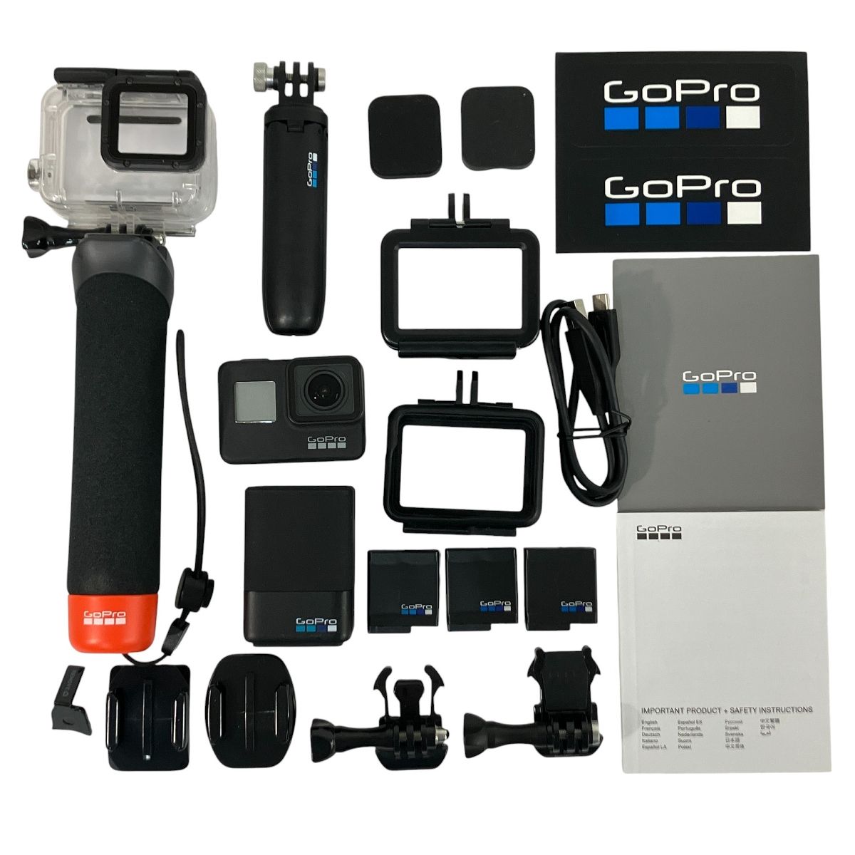 GoPro HERO7 SPCH1 ゴープロ ウェアラブルカメラ アクションカメラ ガジェットセット N10434216