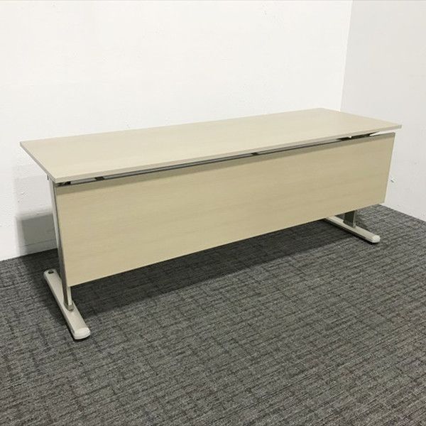 会議テーブル フラップ式 幕板付 W1800 コクヨ ブラウン