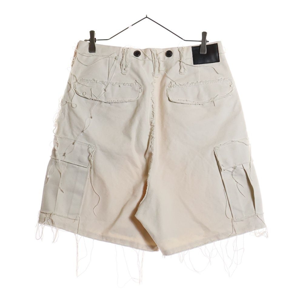 SUGARHILL (シュガーヒル) RAW-EDGE CANVAS CARGO SHORTS サンプル