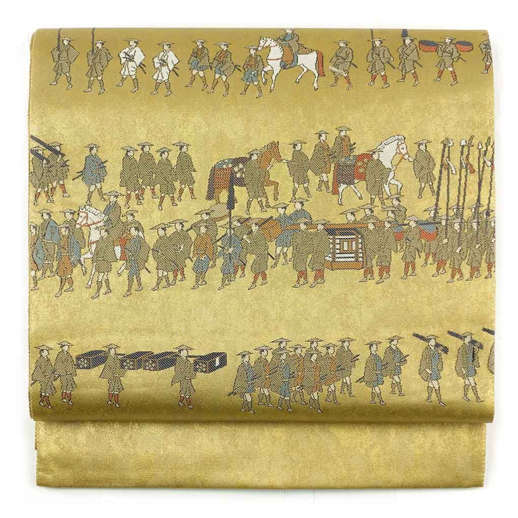 幻の湖東焼 お多福に福助おんぶ像 織部写し 美術館級！36㎝ ふるさと