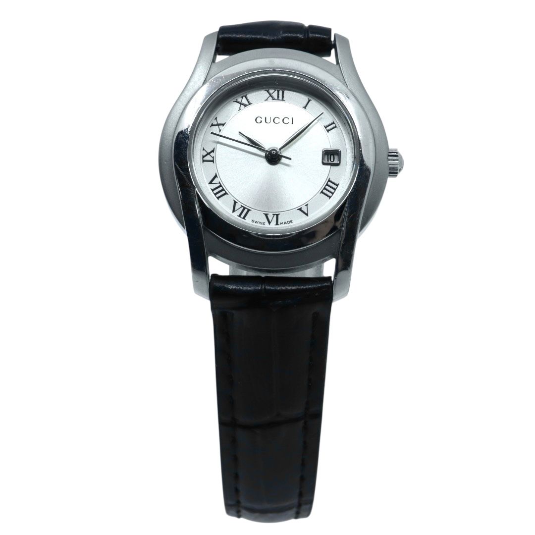 極美品 電池交換済 新品ベルト グッチ GUCCI 5500L 腕時計