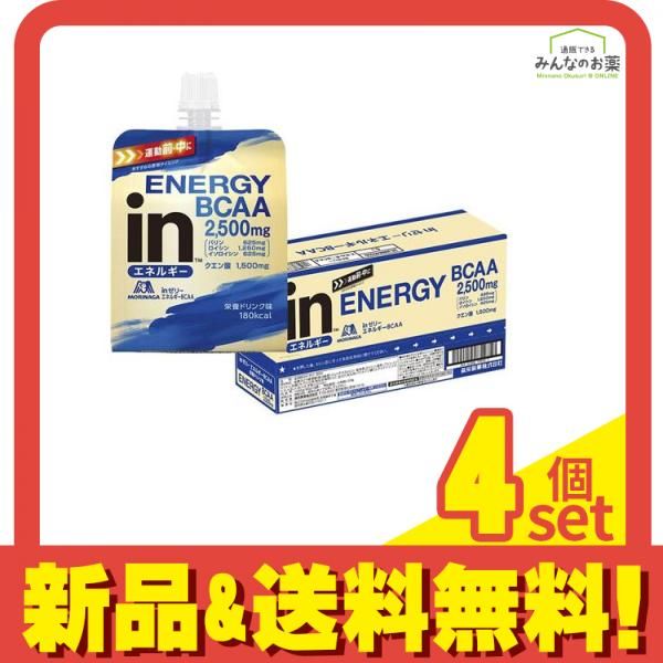 inゼリー エネルギー BCAA 栄養ドリンク味 1080g 180g×6個入 4個セット
