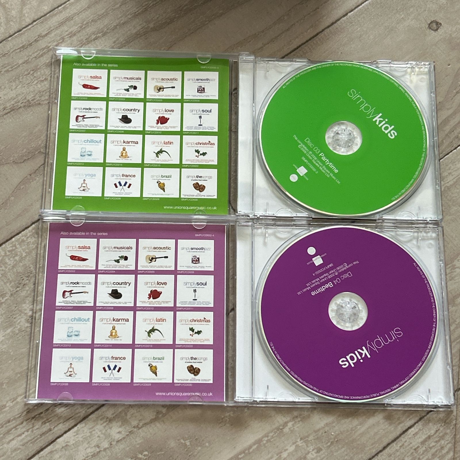 子供向けCDボックスセット 4枚組