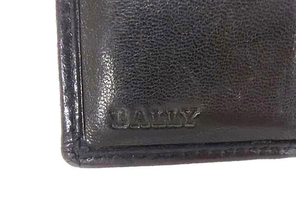 BALLY 二つ折り財布　ブラック　キルティング BALLY バリー レザー キルティング 二つ折り 財布 ウォレット