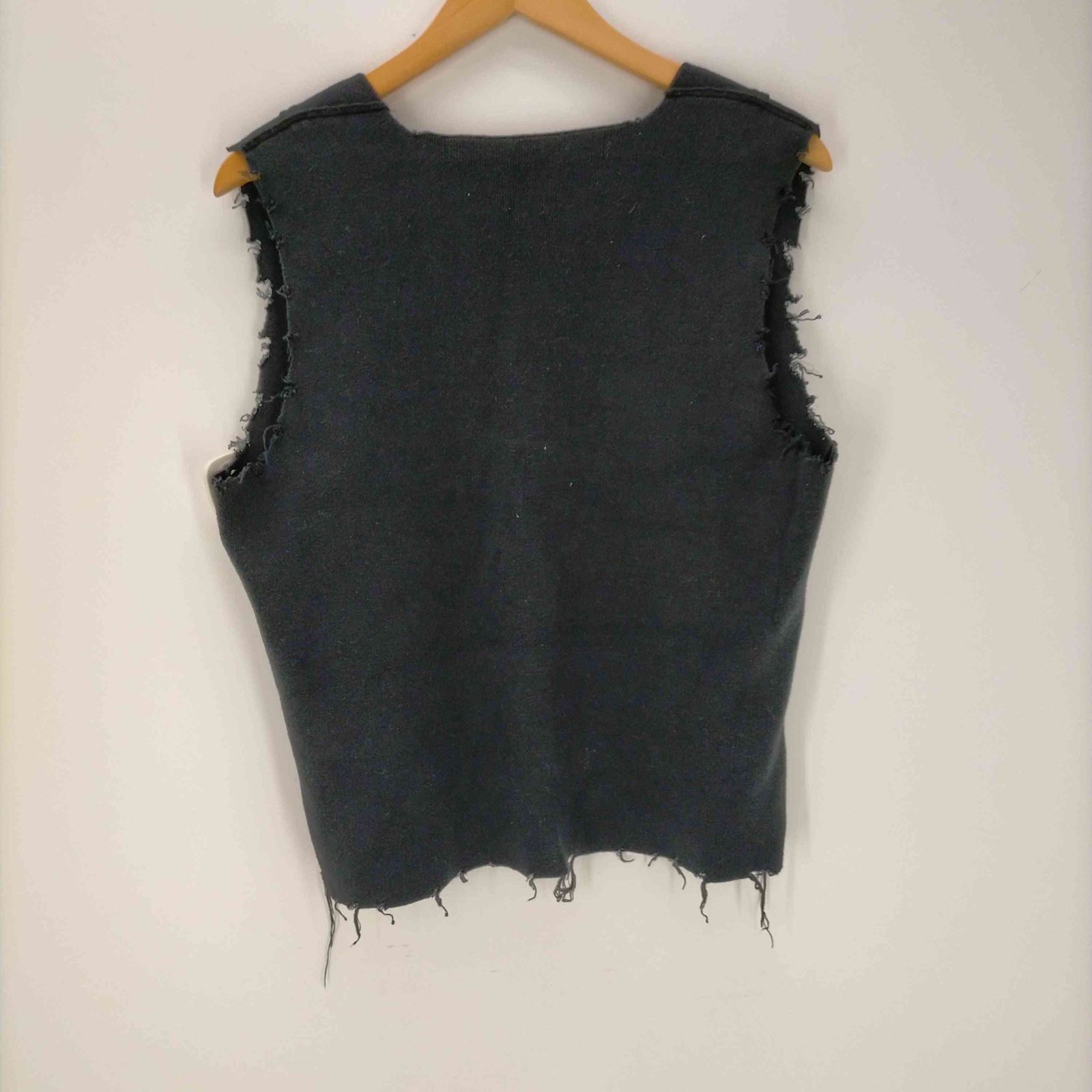 パーバーズ PERVERZE 18SS ダメージ加工ニットベスト レディース FREE