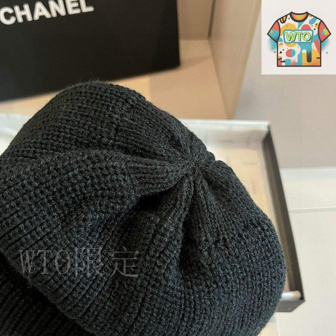 カジュアルなデザイン【 CHANEL 】ニットキャップ 2023-2024年 秋冬 新作 CHANEL シャネル ニットキャップ