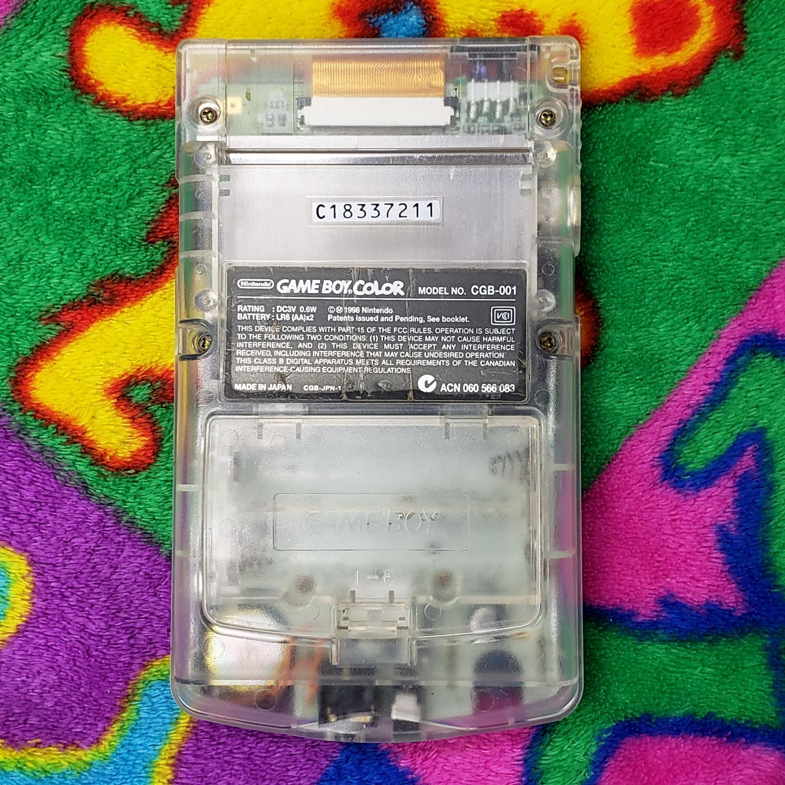 ゲームボーイカラー スケルトン CGB-001 ※ジャンク 任天堂